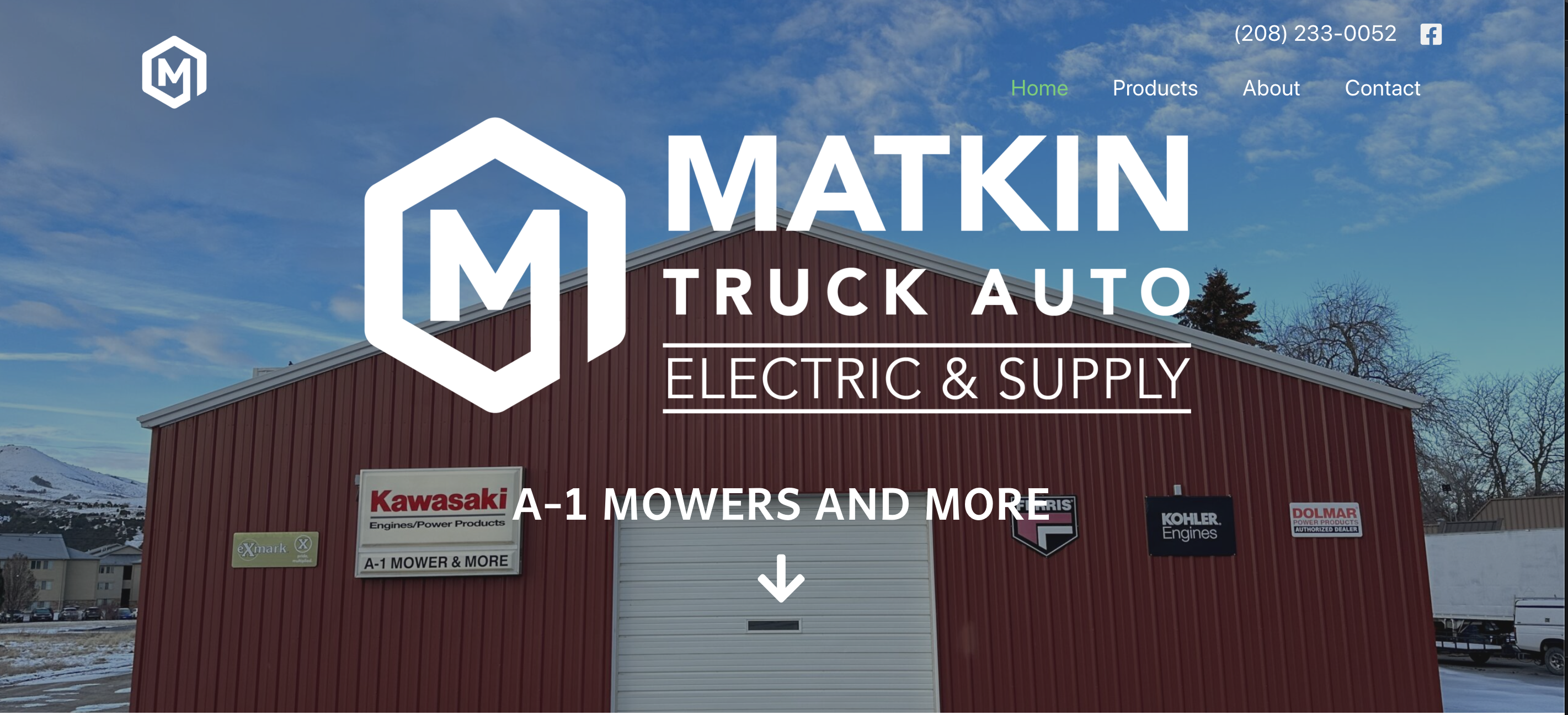 Matkin Auto website